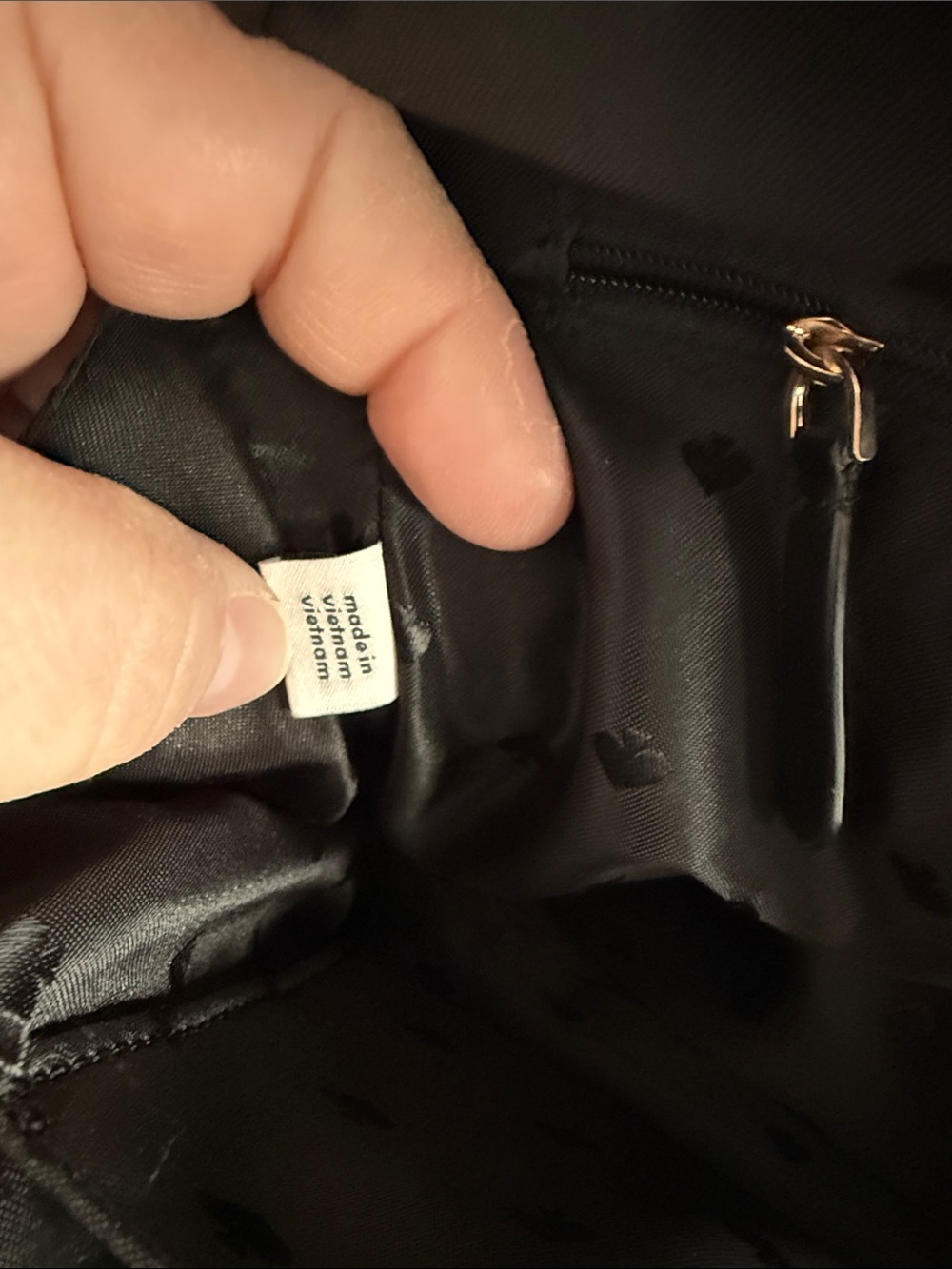 Kate Spade New York Black Nylon Mini Backpack Gold Hardware - Picture 8 of 9